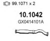 CITRO GX0414101A Exhaust Pipe